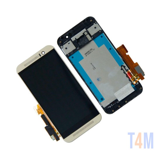 TOUCH+DISPLAY COM FRAME HTC ONE M9 PRATEADO